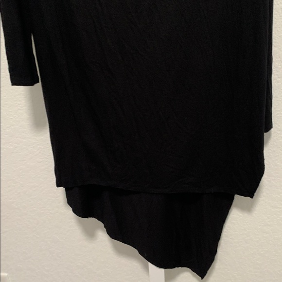 We the Free Free People Grapevine Black Long Sleeve Tunic Top Size Medium - Picture 4 of 8